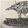 Image 3 : Vintage Framed Original Pencil Sketching Of A Bird By M.Surakka