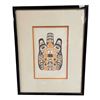 Image 1 : Framed 1978 Bill Reid Haida Beaver-Tsing Print