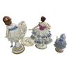 Image 2 : 3 Vintage Dresden Figurines