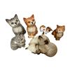 Image 1 : 6 Vintage Royal Doulton Cat Figurines