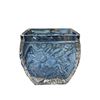 Image 1 : Heavy Blue Art Glass Planter