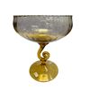 Image 3 : Vintage Amber Glass Lidded Candy Bowl