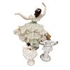 Image 2 : 3 Vintage Dresden Figurines