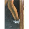 Image 2 : Vintage Framed Velvet Painting Of A Nude Hawaiian Woman Signed Askew Tahiti