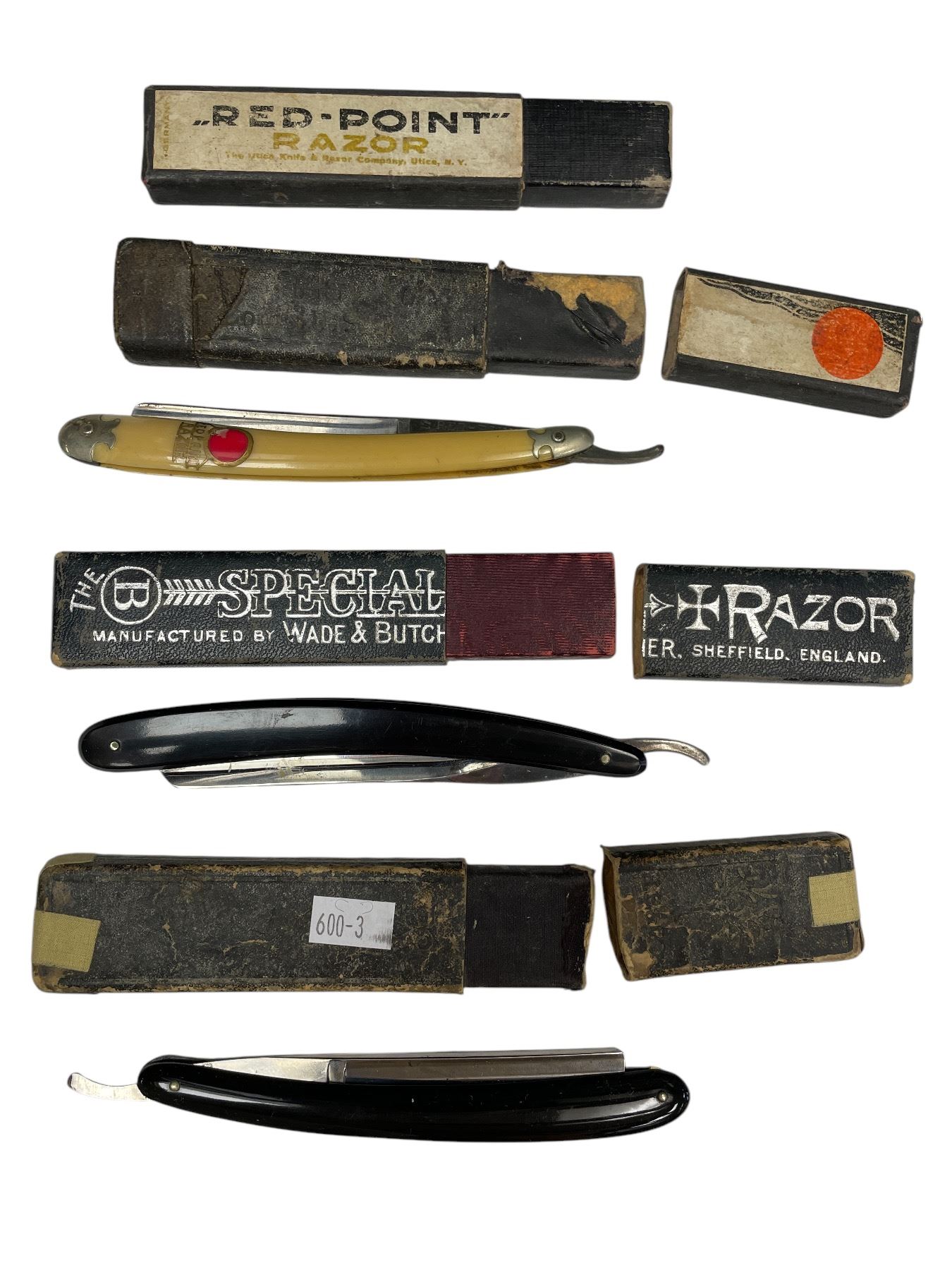 3 Vintage Straight Razors