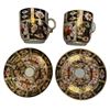 Image 3 : 2 Vintage Royal Crown Derby Teacups & Saucers