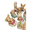 Image 2 : 11 Vintage Pepiware Rabbit Figurines