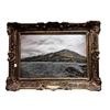 Image 1 : 1883 Original Oil On Canvas Painting By T.Mitchell In Original Framed "A Hazy Day"