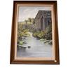 Image 1 : Vintage Original Oil On Canvas Painting Signed Glassock