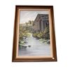 Image 2 : Vintage Original Oil On Canvas Painting Signed Glassock