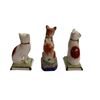 Image 3 : 3 Vintage Porcelain Cats: Staffordshire & Jordan