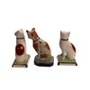 Image 4 : 3 Vintage Porcelain Cats: Staffordshire & Jordan