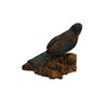 Image 3 : 1984 Hand Carved & Painted Western Blue Female Bird On Wood By Randall M