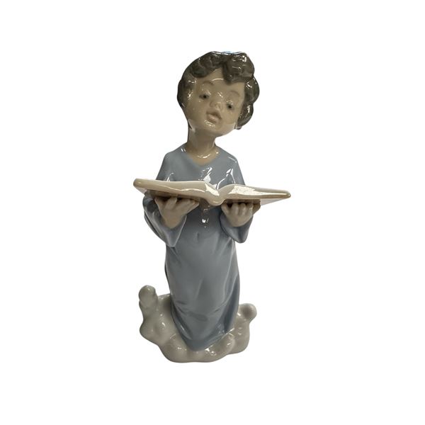 Vintage Lladro 5724 Porcelain Angel Figurine