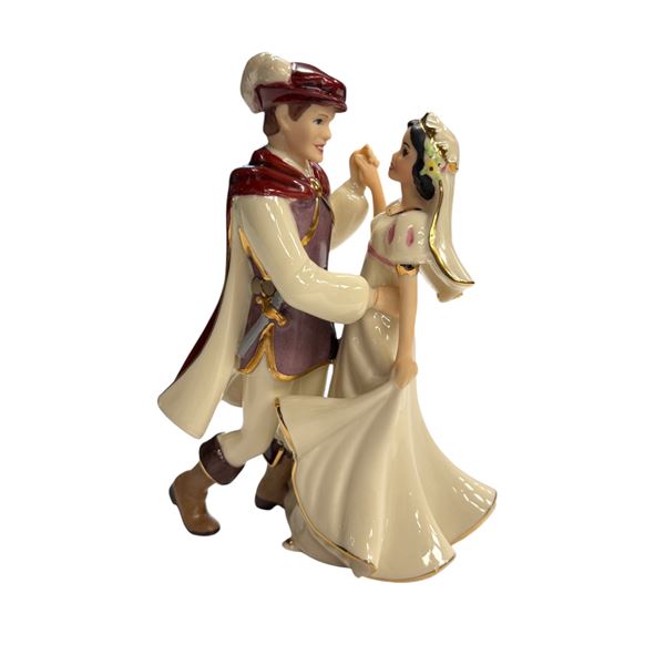 Vintage Lennox Snow White And Prince Porcelain Figurine