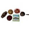 Image 2 : 6 Vintage Ashtrays: Porcelain Oregon, Cut Crystals, Mid Century Modern, & More