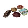 Image 3 : 6 Vintage Ashtrays: Porcelain Oregon, Cut Crystals, Mid Century Modern, & More
