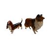 Image 1 : 2 Beswick Porcelain Dog Figurines