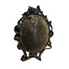 Image 2 : Vintage Cast Metal Floral Mirror