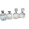 Image 3 : 4 Glass Decanters: 2 Bohemian Crystal, 1 Artist Signed