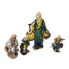 Image 2 : 4 Vintage Asian Figurines 3 Mudmen & 1 Pottery Maker