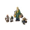 Image 3 : 4 Vintage Asian Figurines 3 Mudmen & 1 Pottery Maker