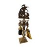 Image 1 : Vintage Brass Ship Themed Fireplace Tools