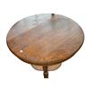 Image 2 : Vintage Barley Twist Table With Large Glass Ball Clawfoot