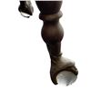 Image 3 : Vintage Barley Twist Table With Large Glass Ball Clawfoot