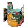 Image 3 : Assorted Pottery Ware: Vases, Bowls, Tureen, Lidded Container, Wall Art