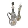 Image 1 : 2 Vintage Decanters & Crystal Pitcher