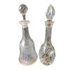 Image 3 : 2 Vintage Decanters & Crystal Pitcher