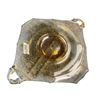 Image 4 : 3 Vintage Platters: 1 Handled 2 Amber Glass Tone