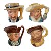 Image 1 : 4 Vintage Royal Doulton Toby Mugs