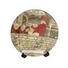 Image 4 : 2 Vintage Porcelain Collectibles: Royal Doulton Plate & Staffordshire Figurine