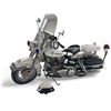 Image 1 : 1:10 Scale Franklin Mint Harley Davidson #21 Police Die Cast Motorcycle
