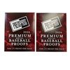Image 1 : 2 Sealed 2024 Presspass Premium Metal Baseball Proof Packs