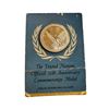 Image 2 : The United Nations Official 25th Anniversary Commemorative Medal In Solid Sterling Silver Unopened