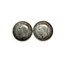 Image 2 : 2 Canadian Silver 50 Cent Coins: 1943 & 1944