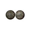Image 1 : 2 Canadian Silver 50 Cent Coins: 1952 & 1953