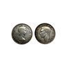 Image 2 : 2 Canadian Silver 50 Cent Coins: 1952 & 1953