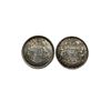 Image 1 : 2 Canadian Silver 50 Cent Coins: 1954 & 1955