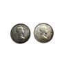 Image 2 : 2 Canadian Silver 50 Cent Coins: 1958 & 1959