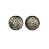 Image 1 : 2 Canadian Silver 50 Cent Coins: 1961 & 1962
