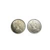 Image 2 : 2 Canadian Silver 50 Cent Coins: 1965 & 1966