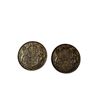 Image 1 : 2 Canadian Silver 50 Cent Coins: 1952 & 1953