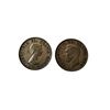 Image 2 : 2 Canadian Silver 50 Cent Coins: 1952 & 1953