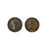 Image 2 : 2 Canadian Silver 50 Cent Coins: 1956 & 1957