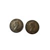 Image 2 : 2 Canadian Silver 50 Cent Coins: 1958 & 1959