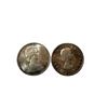 Image 2 : 2 Canadian Silver 50 Cent Coins: 1963 & 1967
